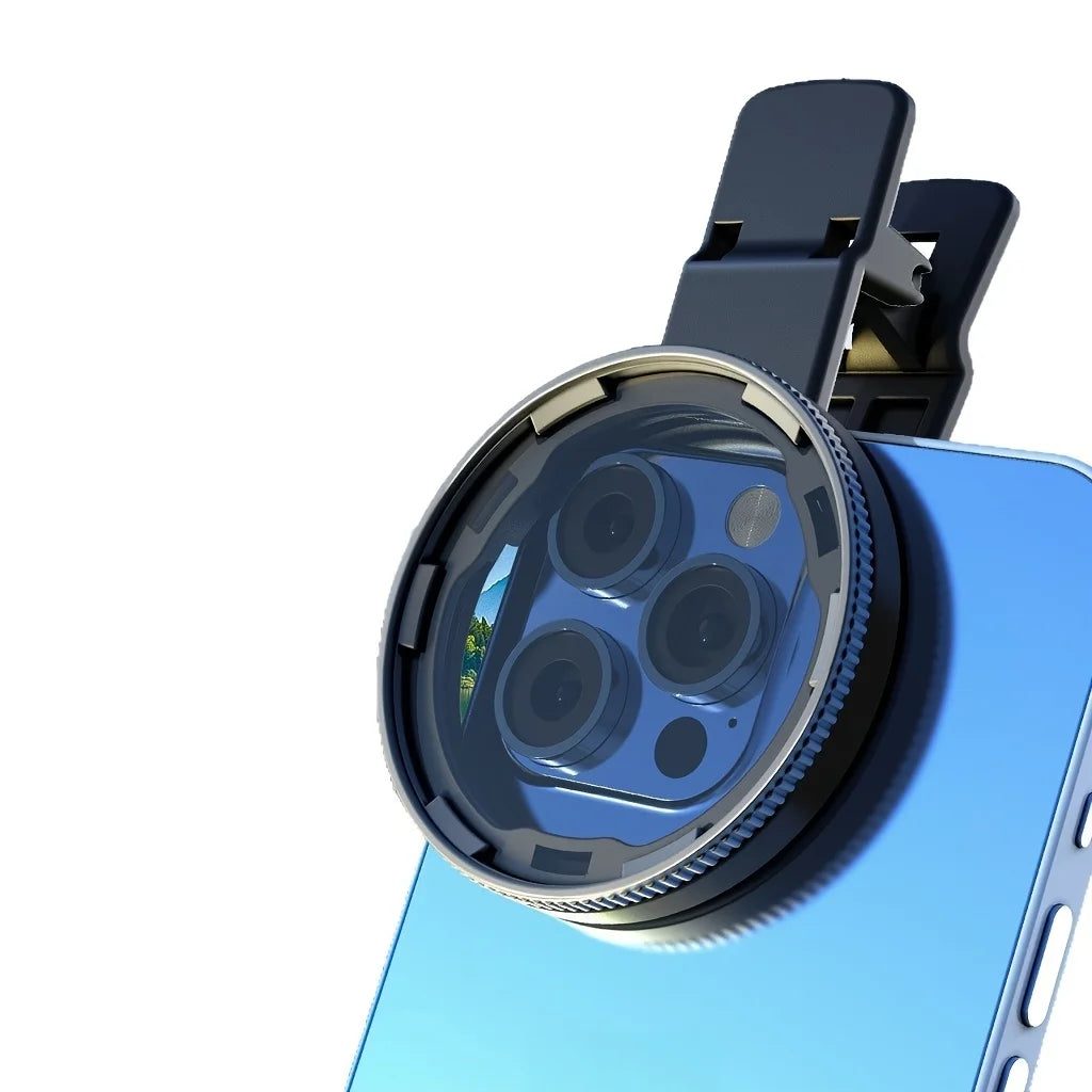 1pc 52mm CPL Universal With Clip Mobile Phone Lens Circular Polarizing Filter